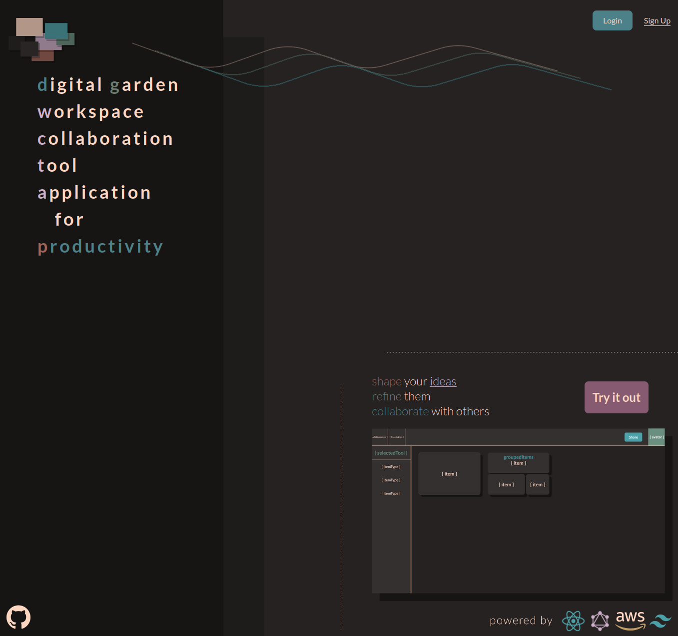 Digital Garden home page